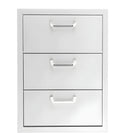 PCM 260 Series 16" Triple Drawer w/ Paper Towel Holder -  BBQ-260-DRW3-PTH