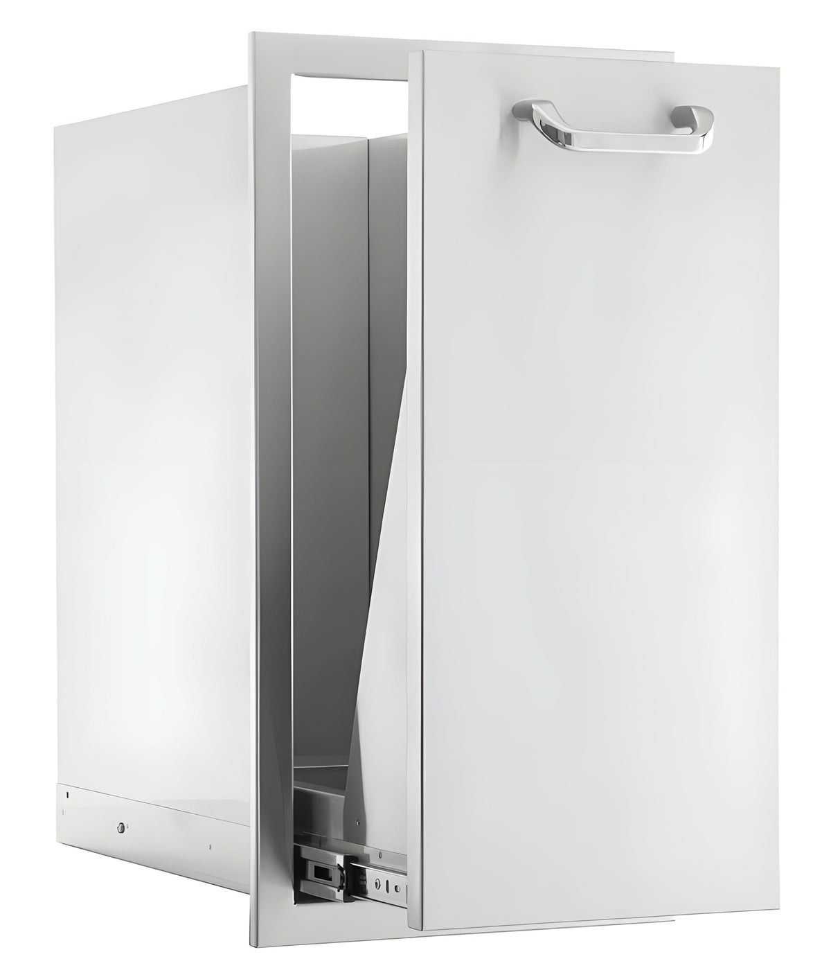 PCM 260 Series 20" Single Drawer & Roll-Out Trash/Recycling Bin Combo - BBQ-260-TR-DR