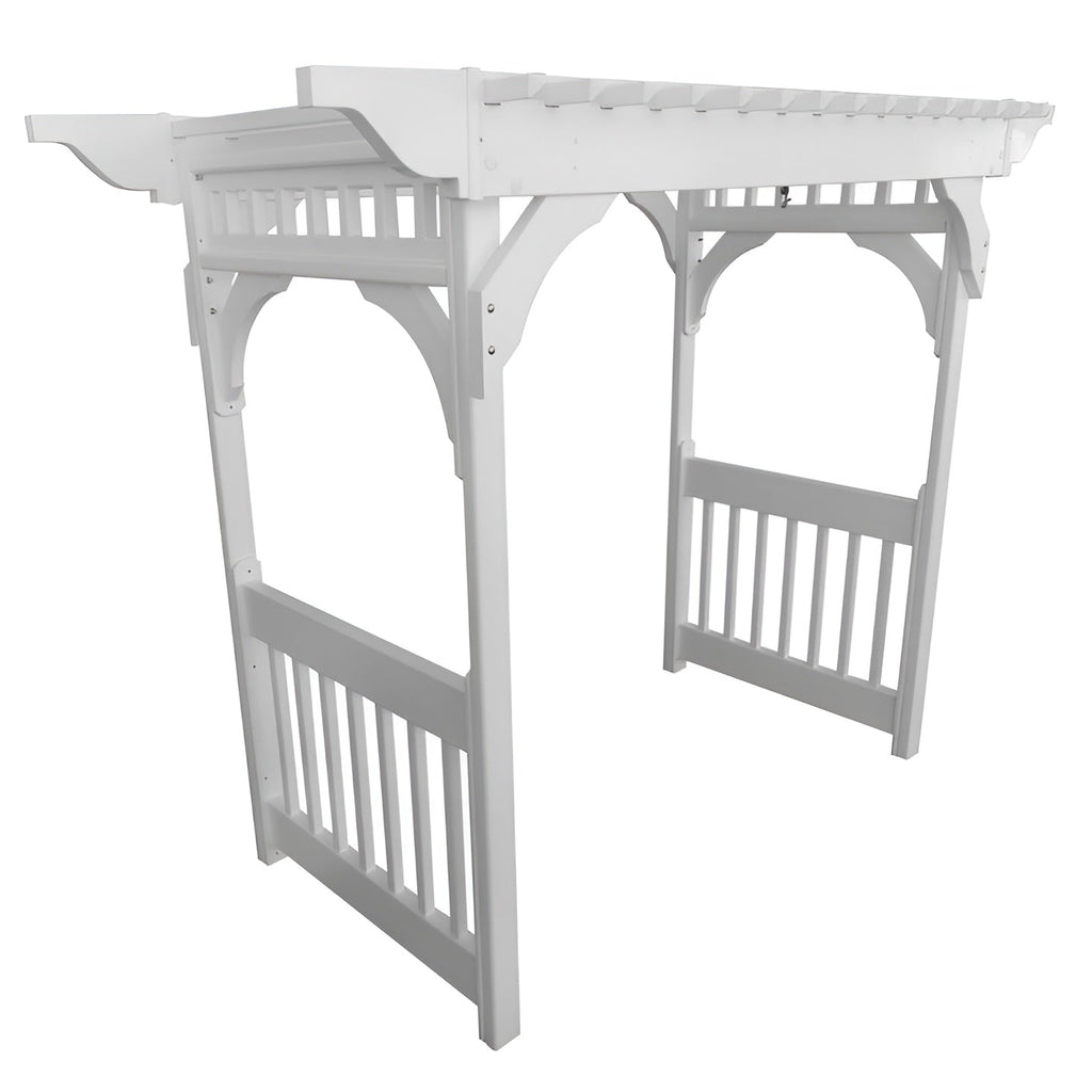 Berlin Gardens Vinyl Swing Arbor- VSA900GAWH