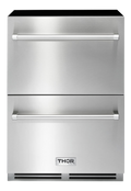 Thor Kitchen 24 Inch Indoor Outdoor Refrigerator Drawer - TRF24U