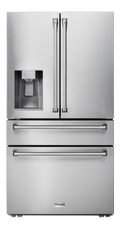 Thor Kitchen 36 Inch Professional French Door Refrigerator with Ice and Water Dispenser - TRF3601FD