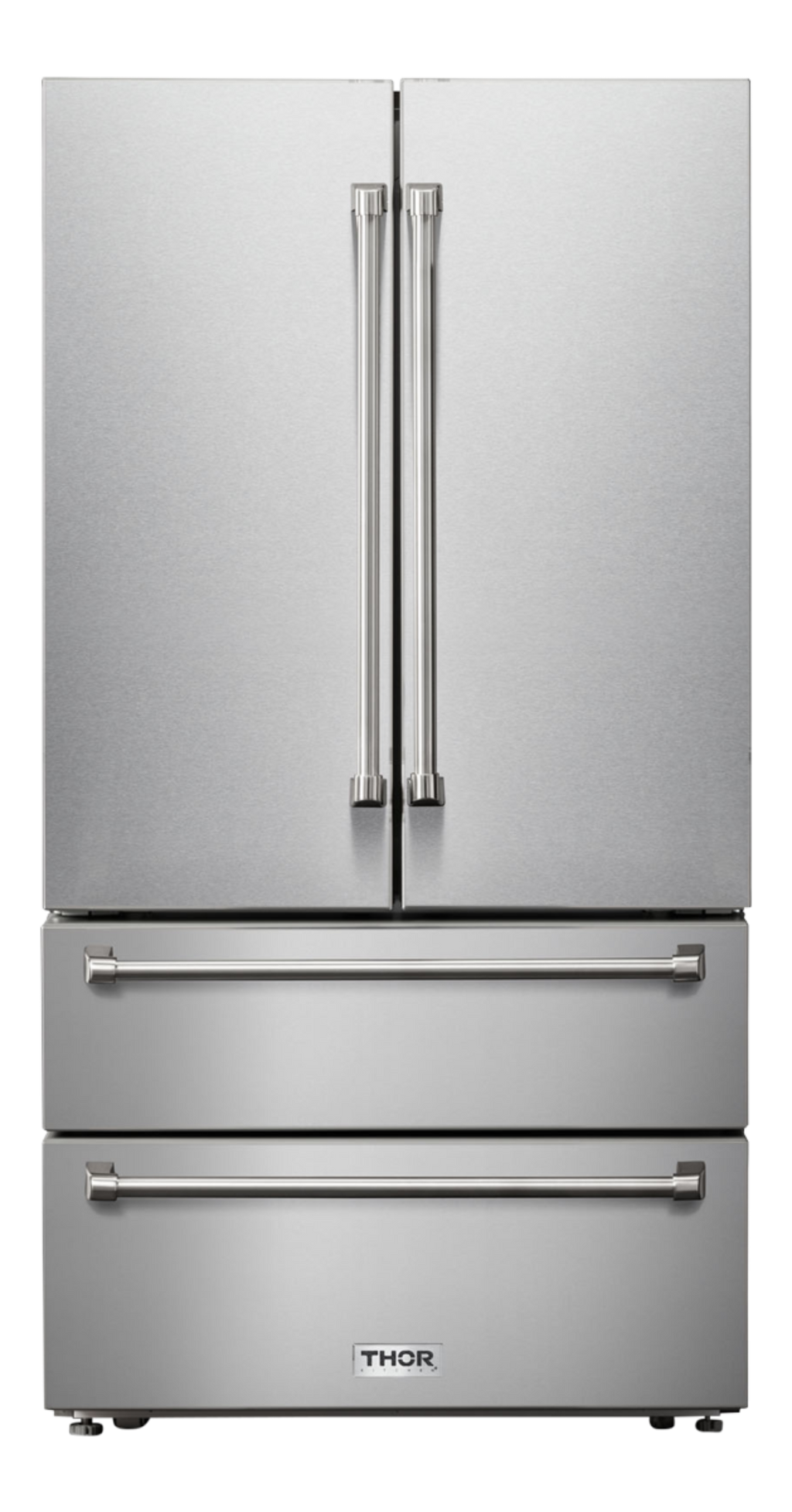 Thor Kitchen 36 Inch Professional French Door Refrigerator with Freezer Drawers - TRF3602
