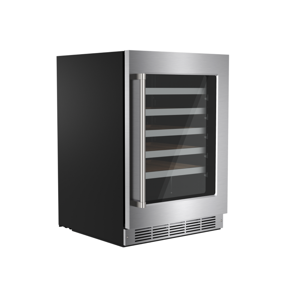 Thor Kitchen 24-Inch Single Zone Wine Cooler, 46 Wine Bottle Capacity – TWC24US