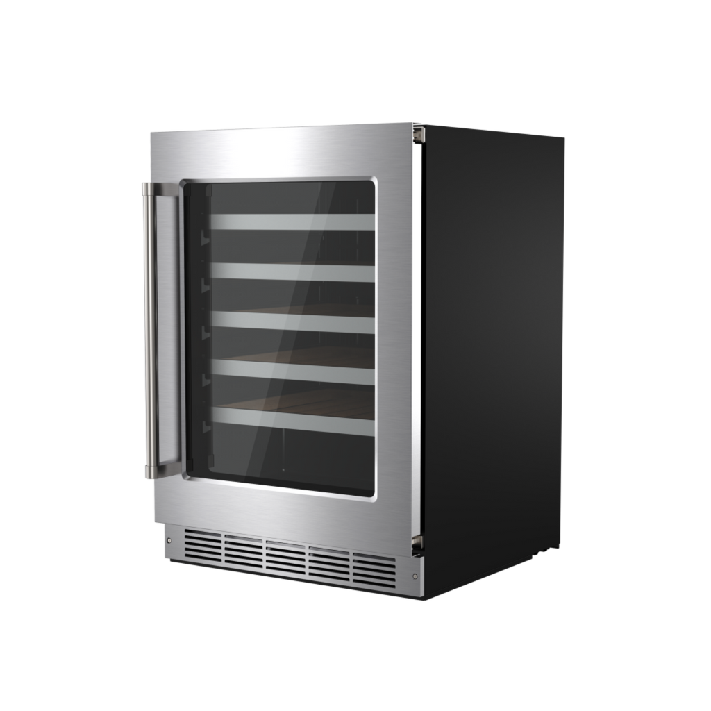 Thor Kitchen 24-Inch Single Zone Wine Cooler, 46 Wine Bottle Capacity – TWC24US