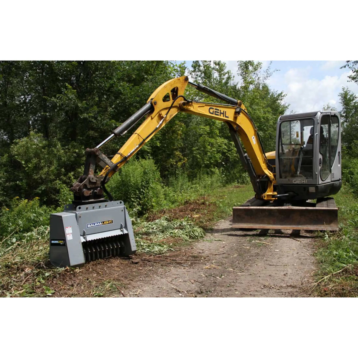 Baumalight MX530 Brush Mulcher, 4-12 Ton Excavators - BML-MX530-A450-EWC1.5-6-B