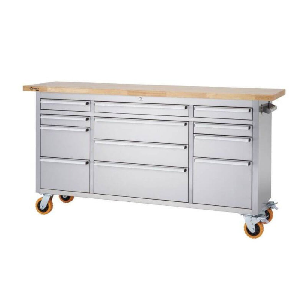 Trinity TLSF-7209 (72x19) PRO Stainless Steel Rolling Workbench - TLSF-7209