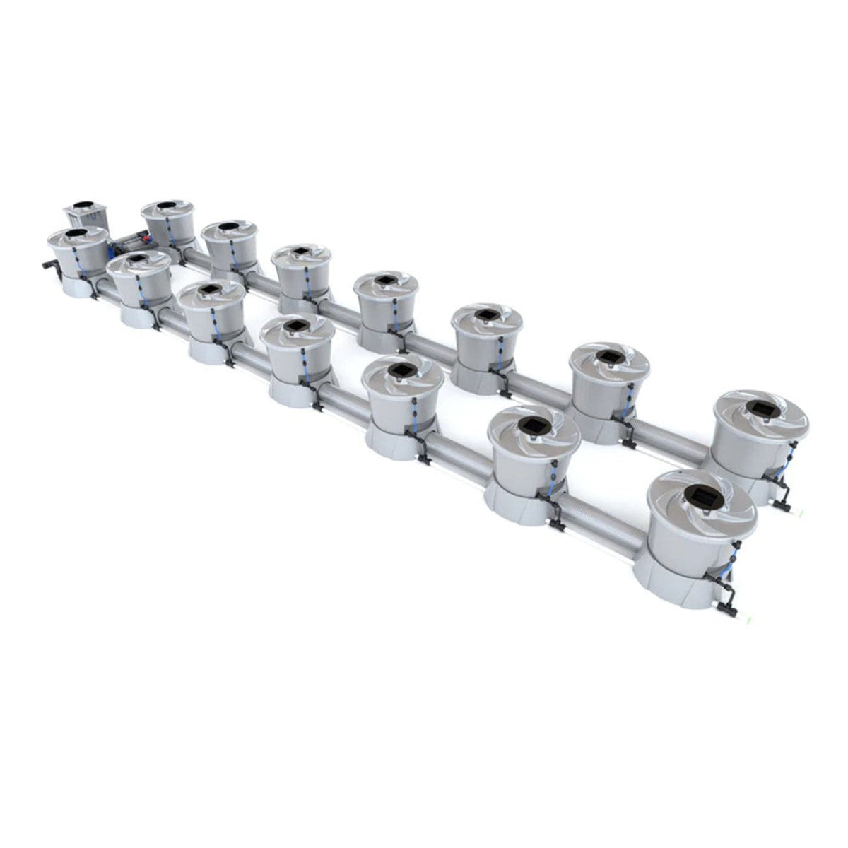 Alien Hydroponics 14 Pot (2 Row) V-System RDWC - BD100-0214