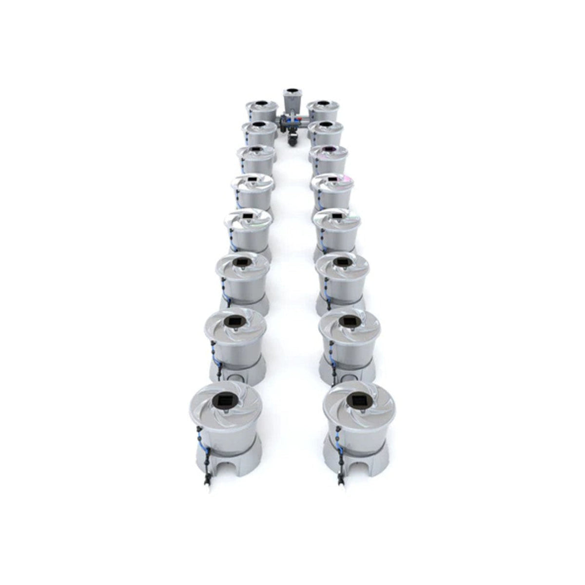 Alien Hydroponics 16 Pot (2 Row) V-System RDWC - BD100-0216