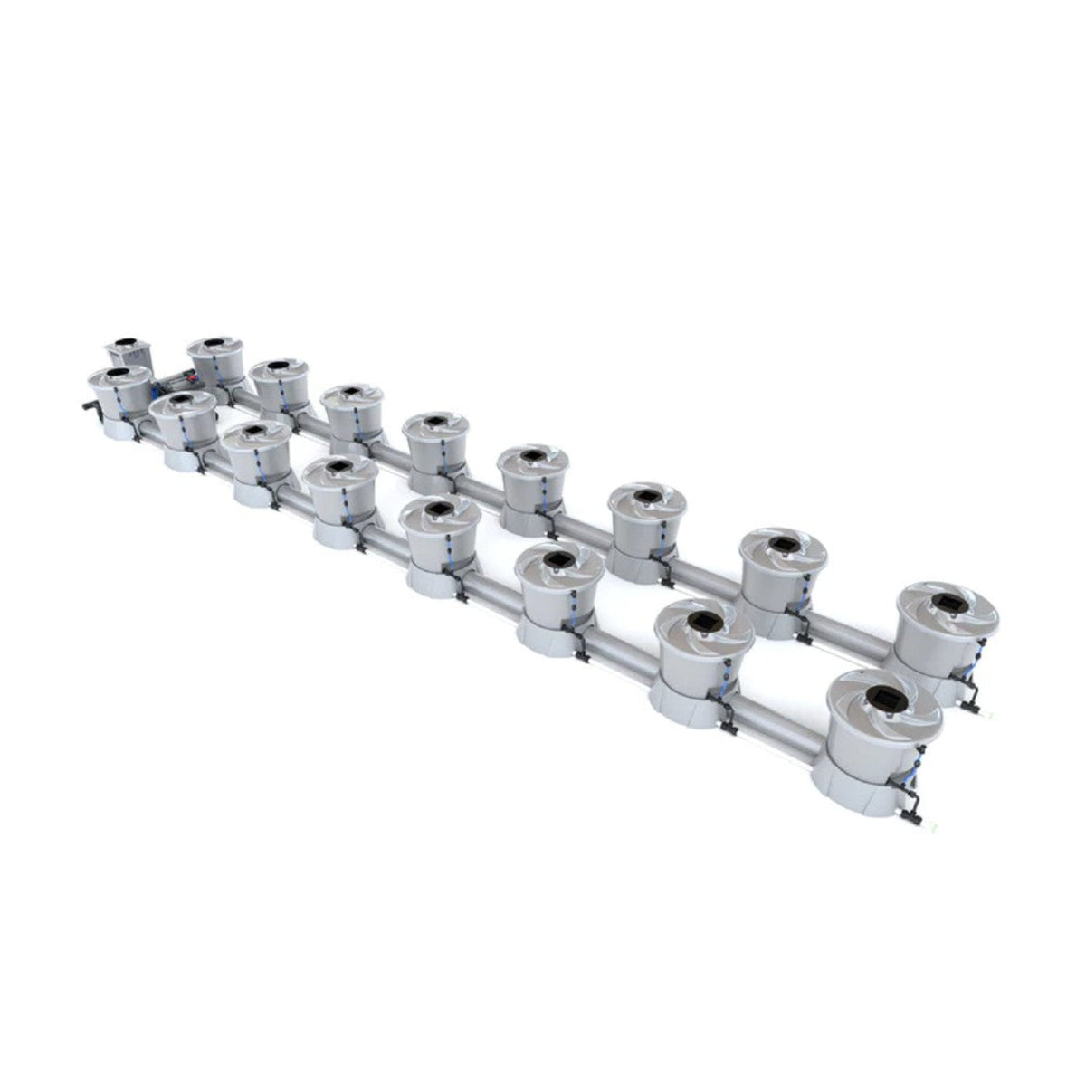Alien Hydroponics 16 Pot (2 Row) V-System RDWC - BD100-0216