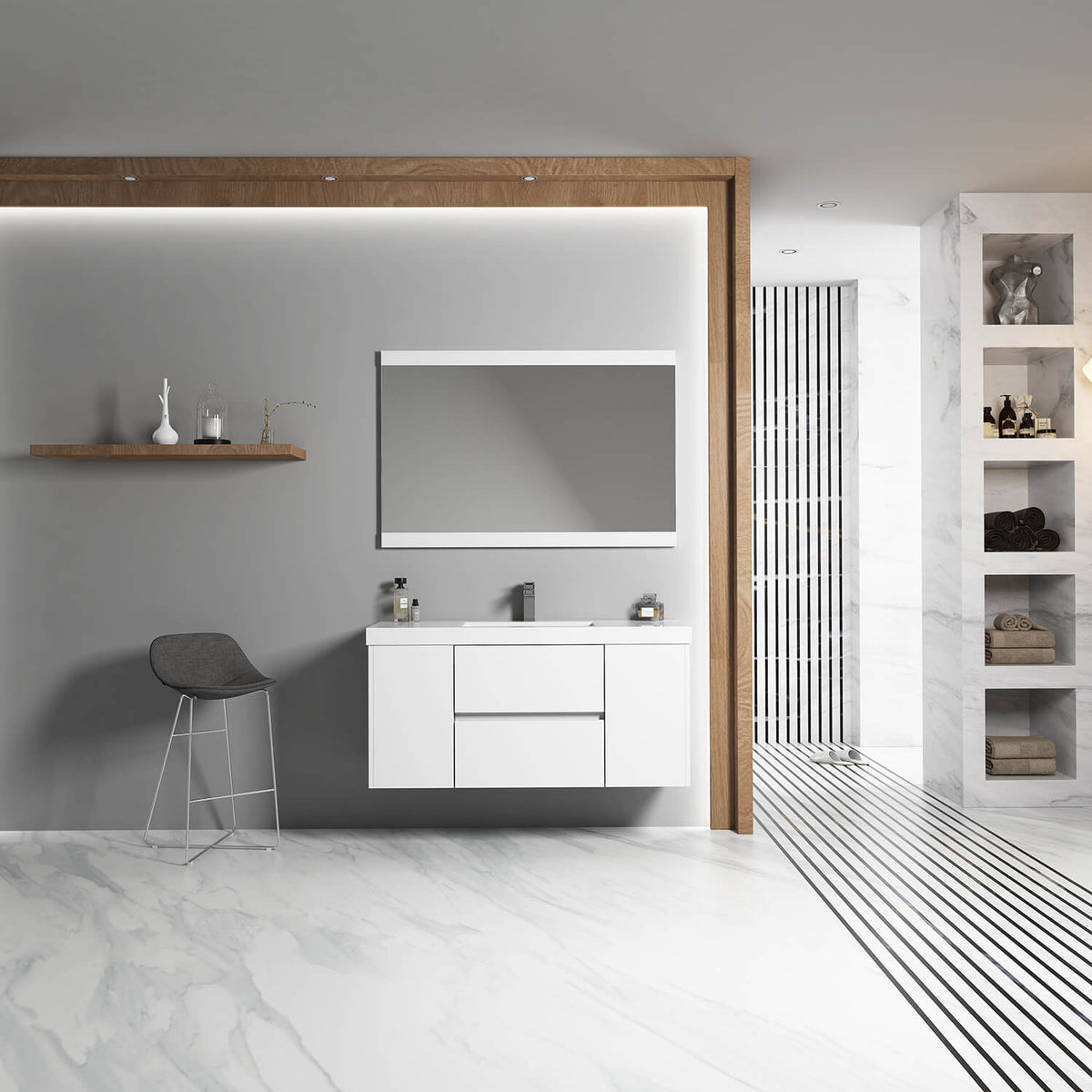 Blossom Valencia 48 Inch Bathroom Single Vanity - V8016 48 01S