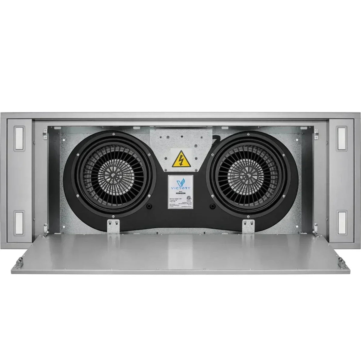 Victory Range 42 Inch 900 CFM Flush Ceiling Mount Range Hood in Stainless Steel - Horizon