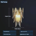 Luxury Feather Crystal Chandelier Lamp