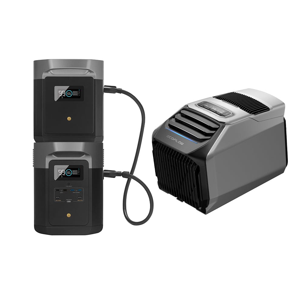 EcoFlow Wave 2 + Delta Max 2000 + Delta Max Smart Extra Battery - ZYDKT210-US+DELTA2000-US+DELTA2000EB-US