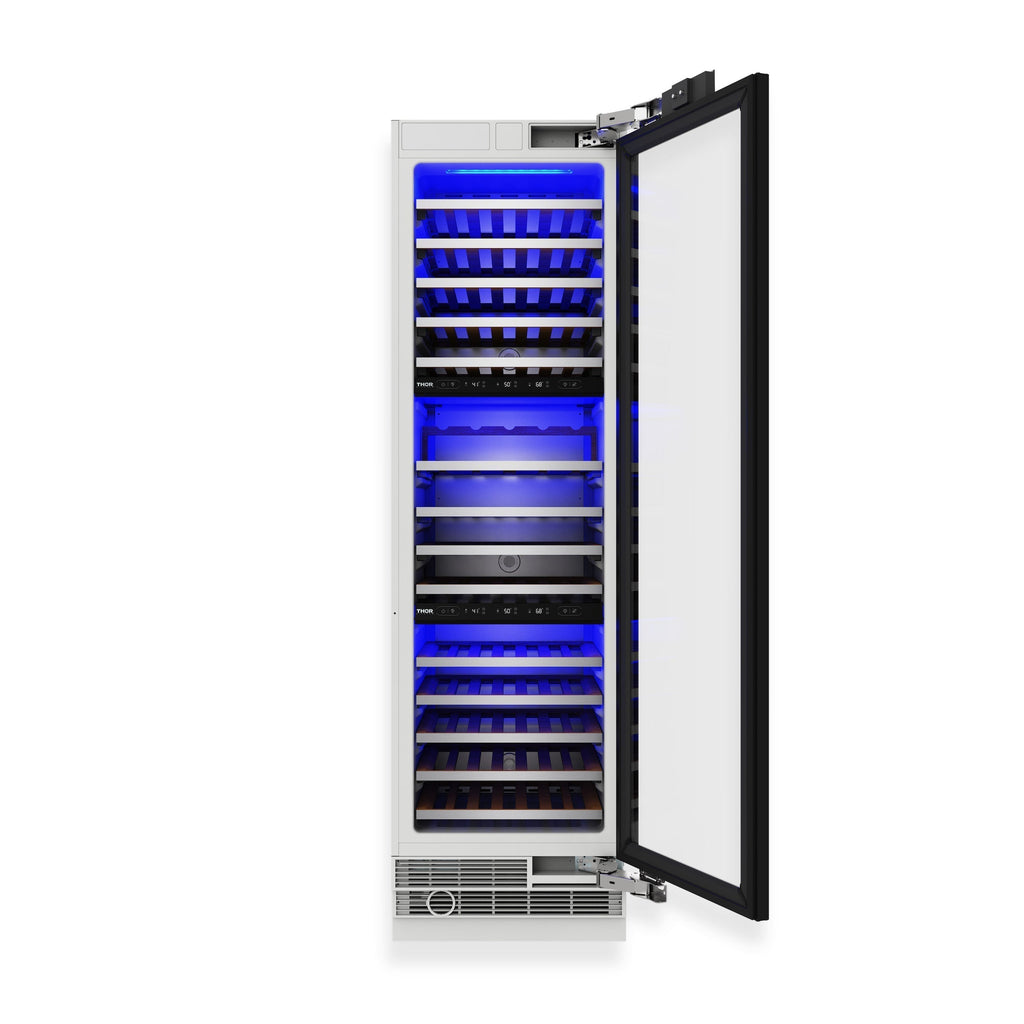 Thor Kitchen 24-inch Built-in Column Wine Cooler, Stainless Steel Panel Ready - XRF24CWC-SS