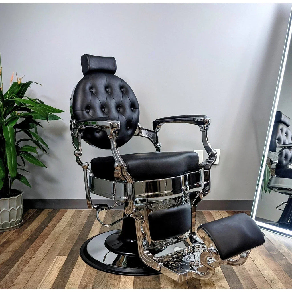 SHERMAN BARBER CHAIR - HON-BBCHR-52026-BLKBLK