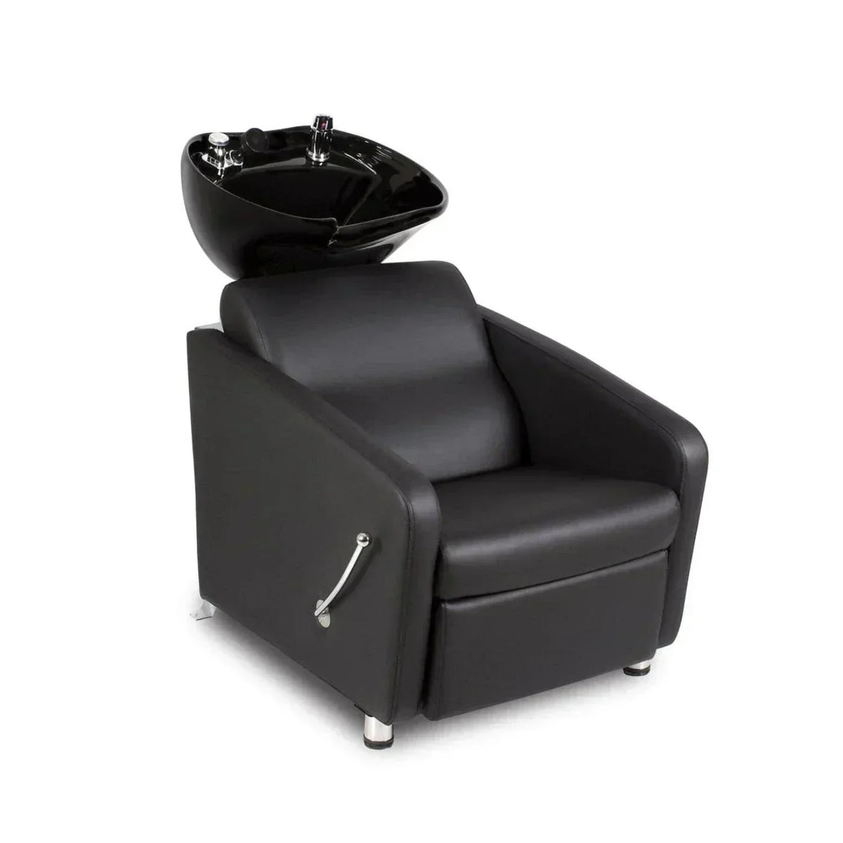 KLYNE (RECLINING) SHAMPOO BACKWASH UNIT WITH UPC CERTIFIED FAUCET - HON-BWSH-2922-BLK-KIT