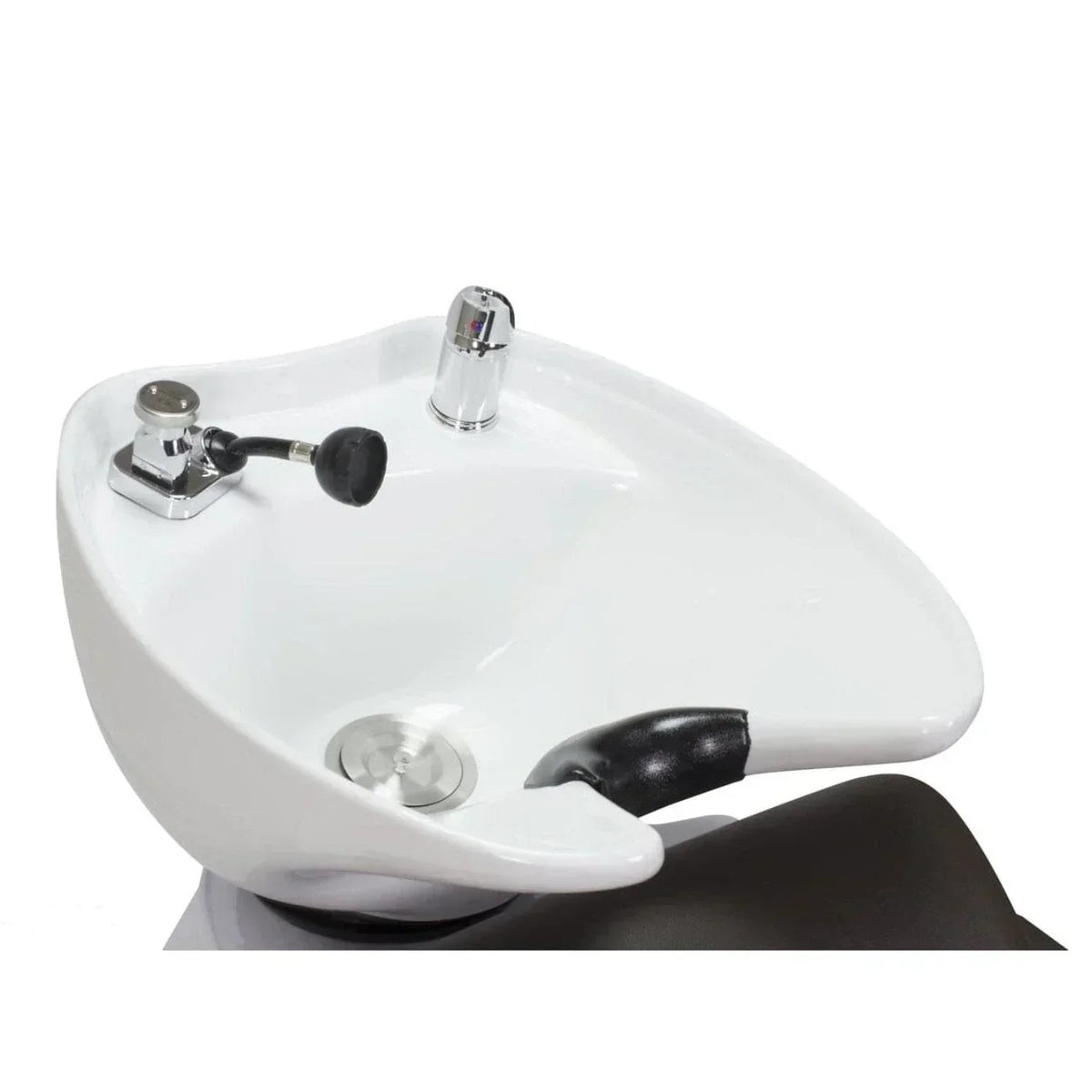 KLYNE (RECLINING) SHAMPOO BACKWASH UNIT WITH UPC CERTIFIED FAUCET - HON-BWSH-2922-BLK-KIT