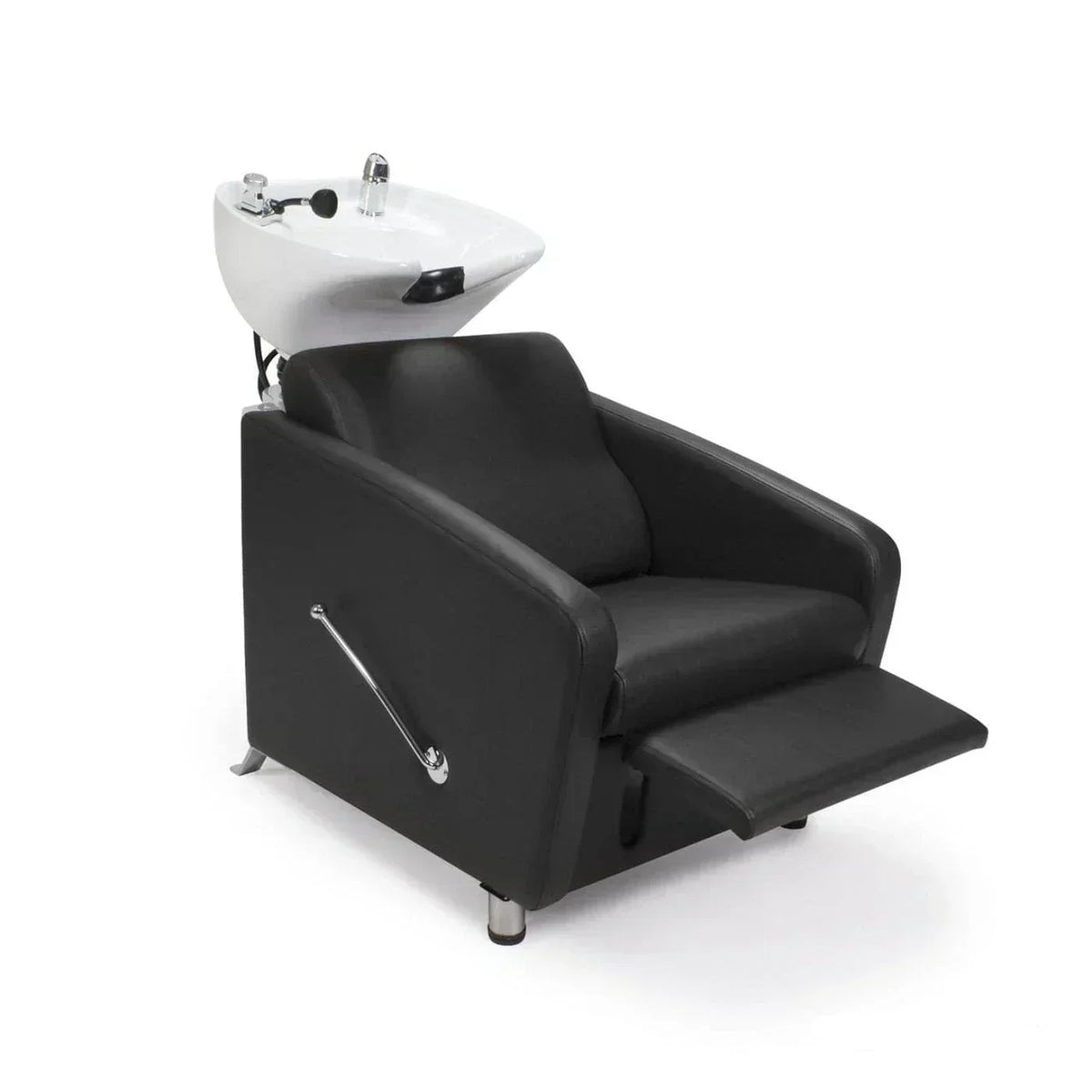 KLYNE (RECLINING) SHAMPOO BACKWASH UNIT WITH UPC CERTIFIED FAUCET - HON-BWSH-2922-BLK-KIT