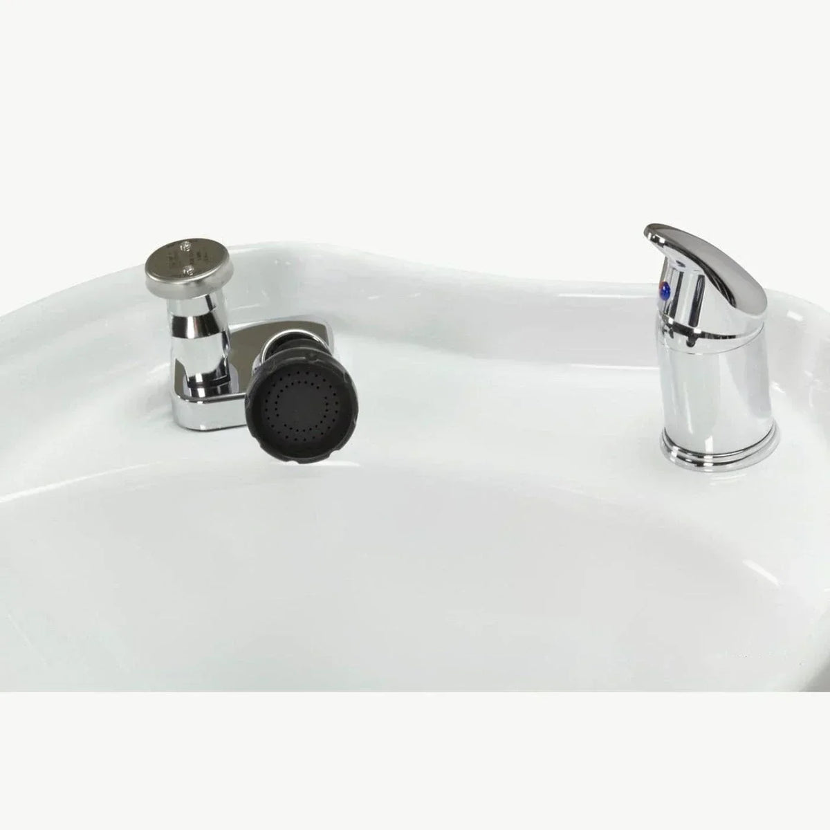 KLYNE (RECLINING) SHAMPOO BACKWASH UNIT WITH UPC CERTIFIED FAUCET - HON-BWSH-2922-BLK-KIT