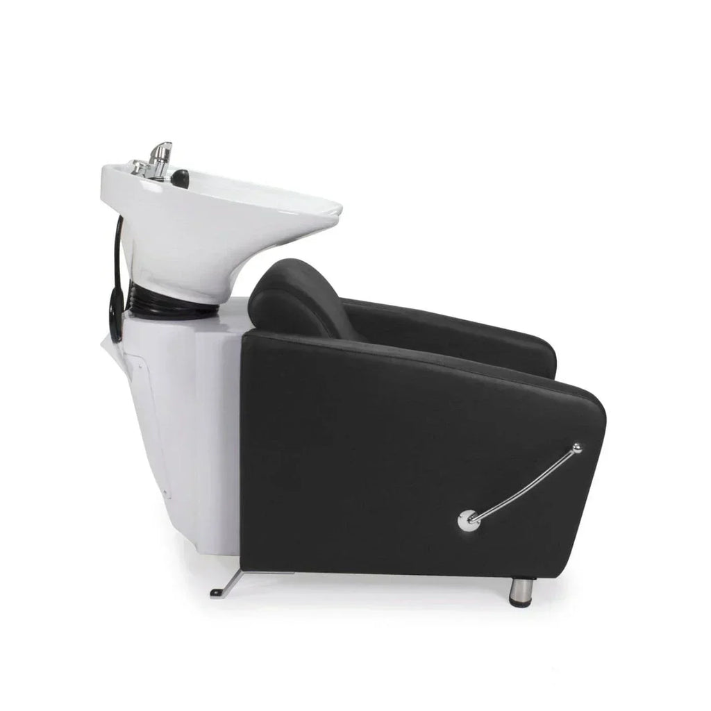 KLYNE (RECLINING) SHAMPOO BACKWASH UNIT WITH UPC CERTIFIED FAUCET - HON-BWSH-2922-BLK-KIT