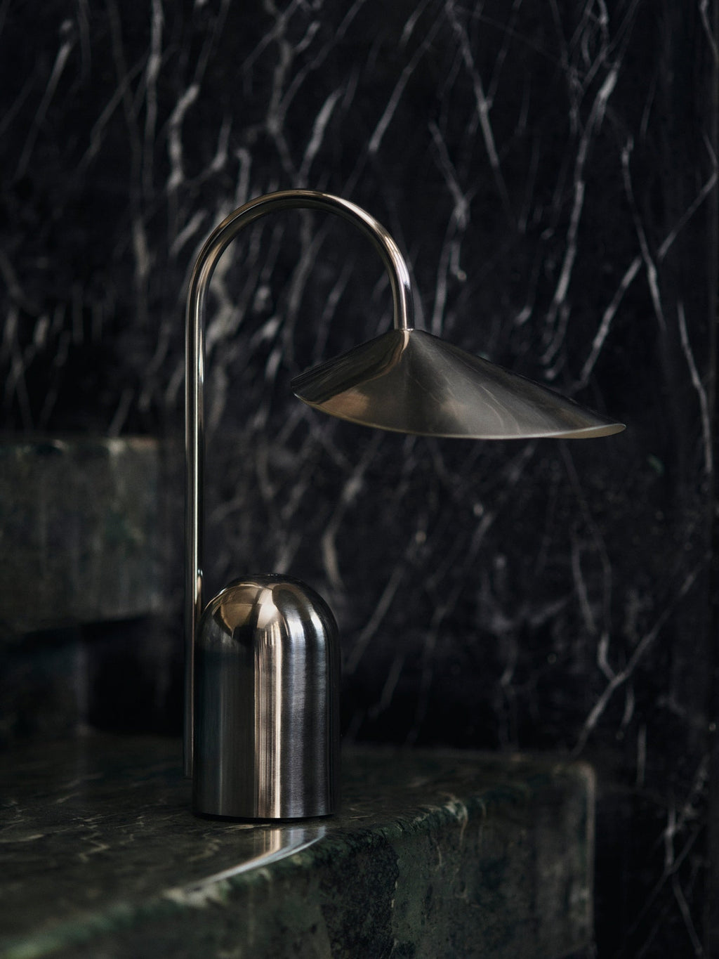 Arum Portable Lamp - Stainless Steel