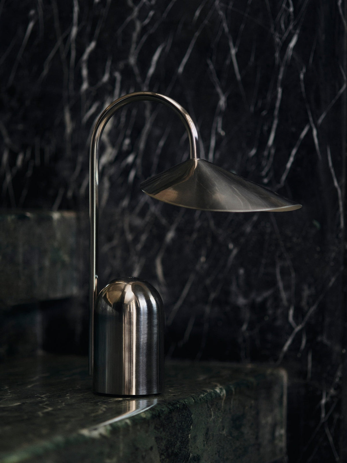 Arum Portable Lamp - Stainless Steel