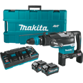Makita (GRH06PM) 80V Max (40V Max X2) XGT Brushless 2 In. AVT Rotary Hammer Kit, accepts SDS-MAX bits, AFT, AWS Capable - GRH06PM