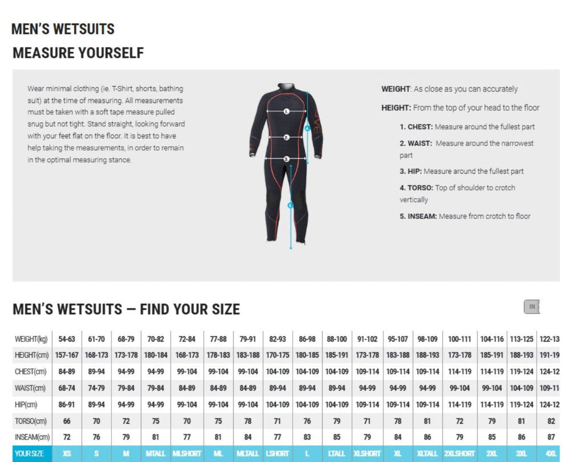 Zeagle Bare 8/7mm Mens Velocity Ultra 2.0 Full Wetsuit - WET565    02-SM-B