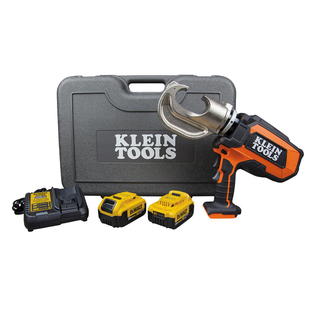 KLEIN TOOLS 12-Ton Crimper Kit - BAT20-12T1651