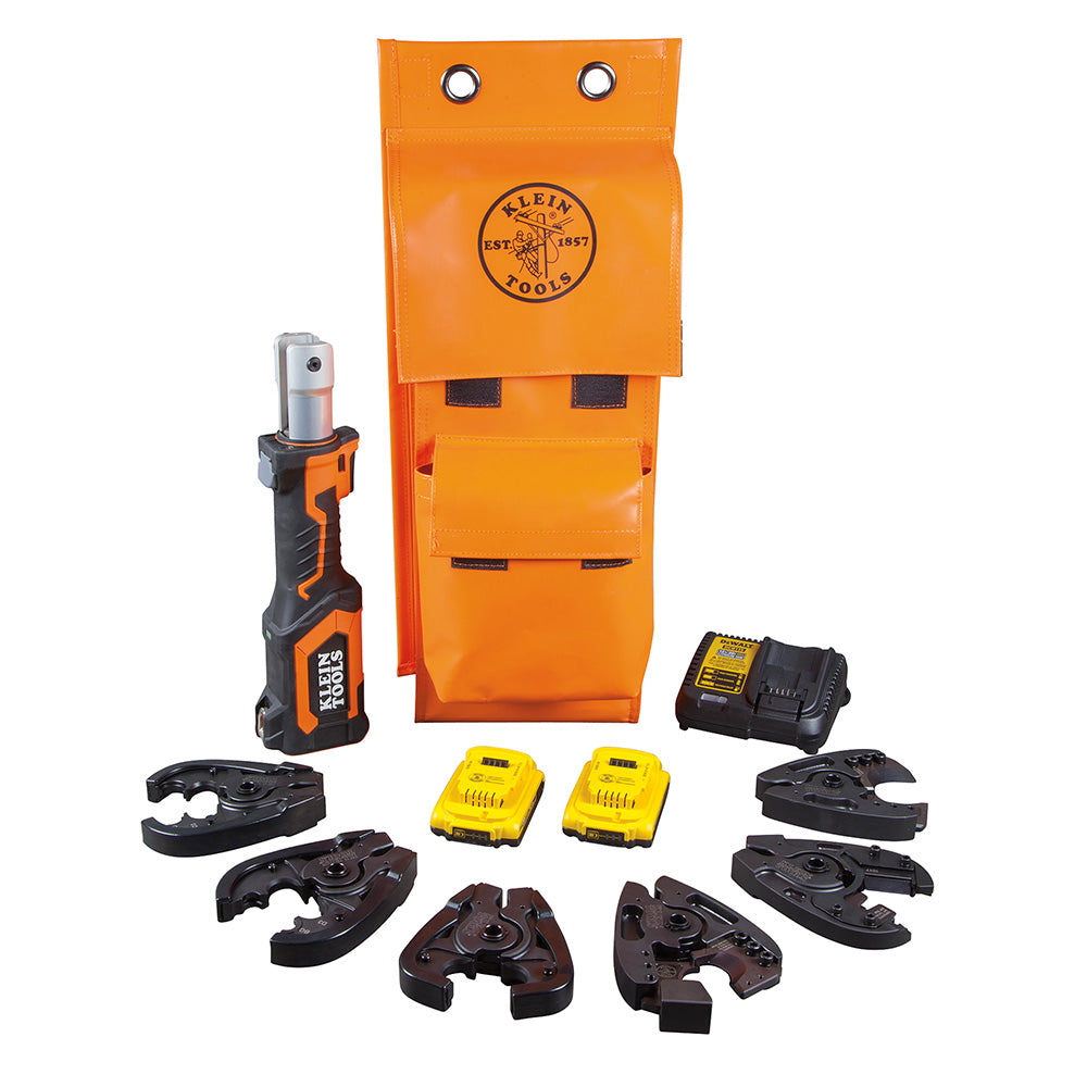 KLEIN TOOLS 2 Ah Cable Cutter/Crimper Kit - BAT20-7T14
