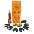 KLEIN TOOLS 4 Ah Cable Cutter/Crimper Kit - BAT207T144H