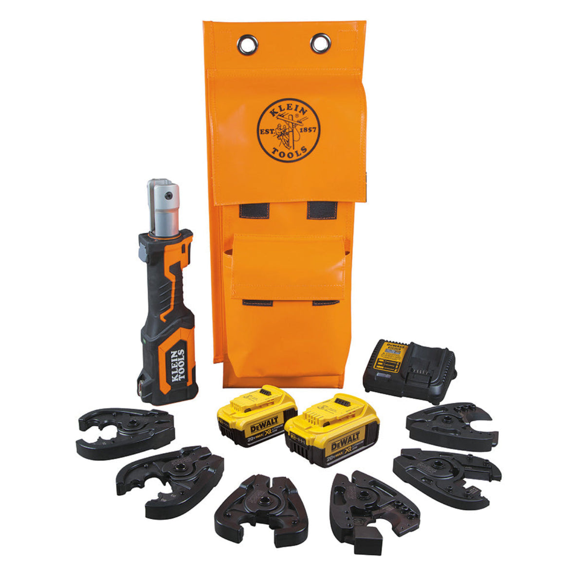 KLEIN TOOLS 4 Ah Cable Cutter/Crimper Kit - BAT207T144H