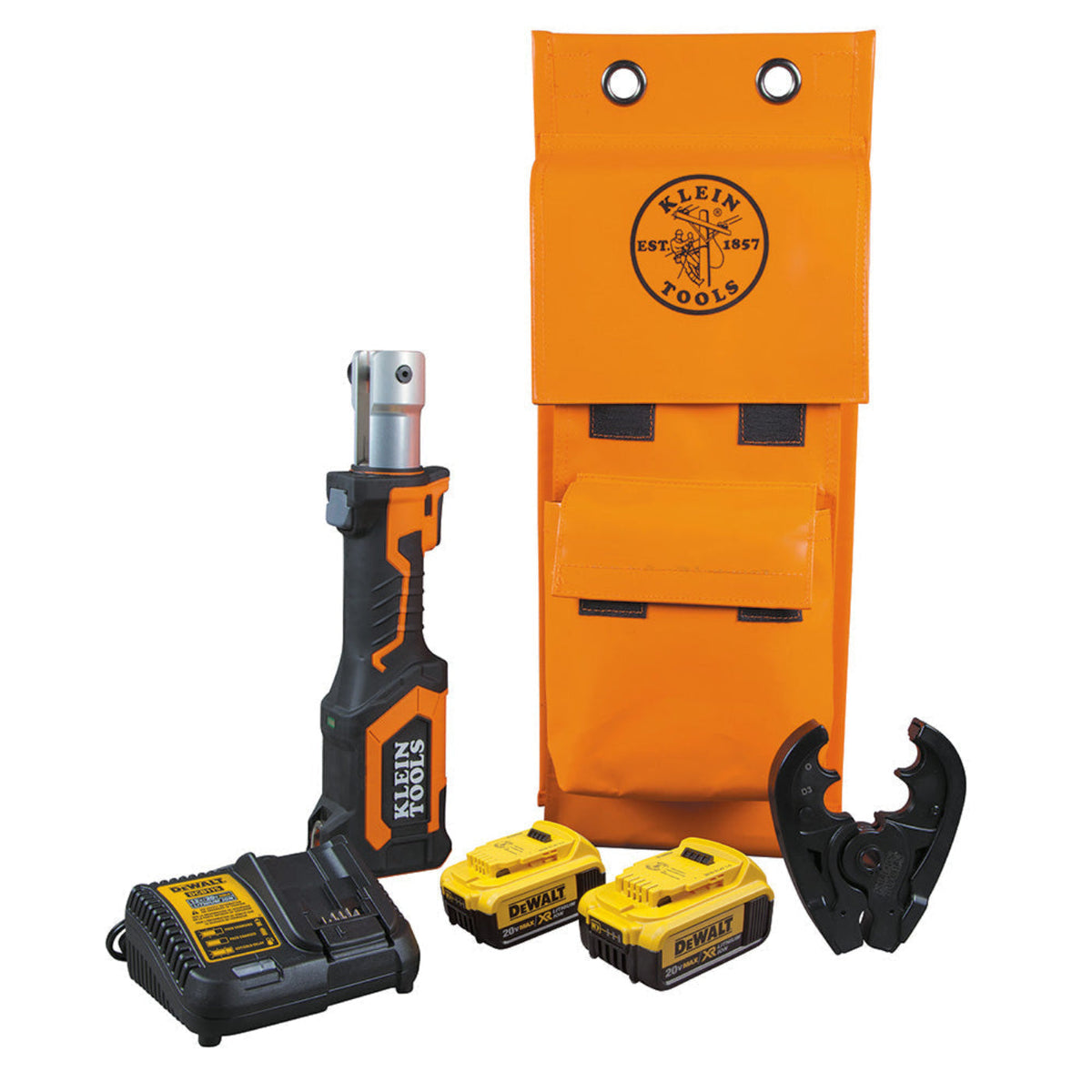 KLEIN TOOLS 4 Ah O+ Head Crimper Kit - BAT207T234H
