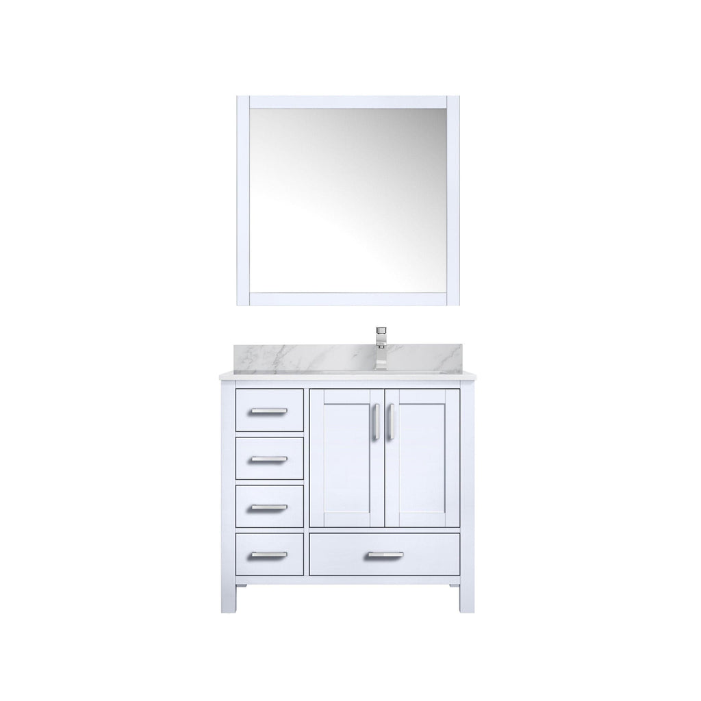 Lexora Jacques 36" x 22" Right Offset Bath Vanity
