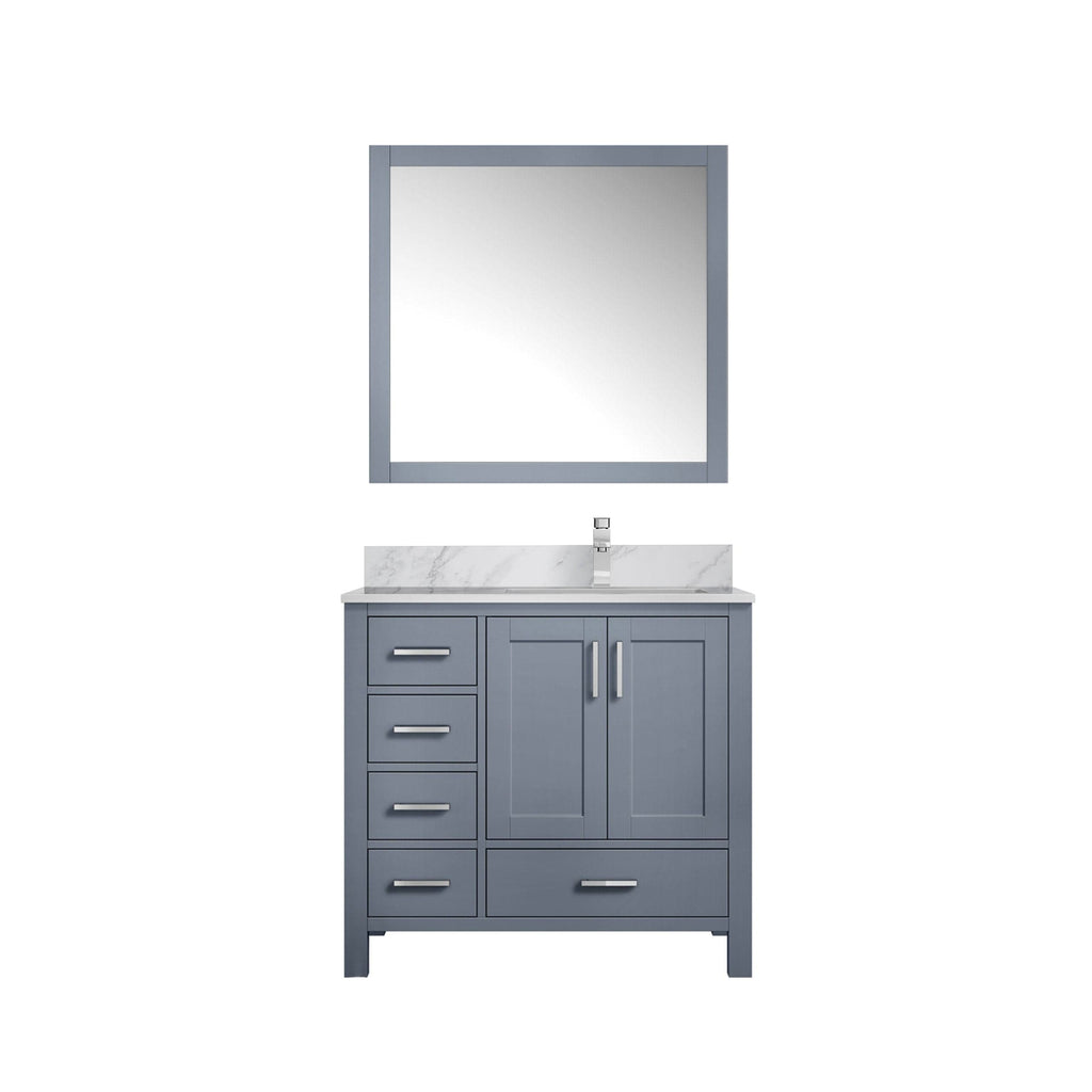 Lexora Jacques 36" x 22" Right Offset Bath Vanity