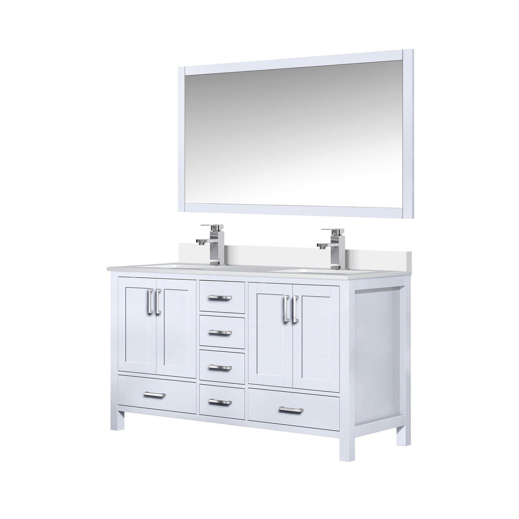 Lexora Jacques 60" x 22" Double Bath Vanity