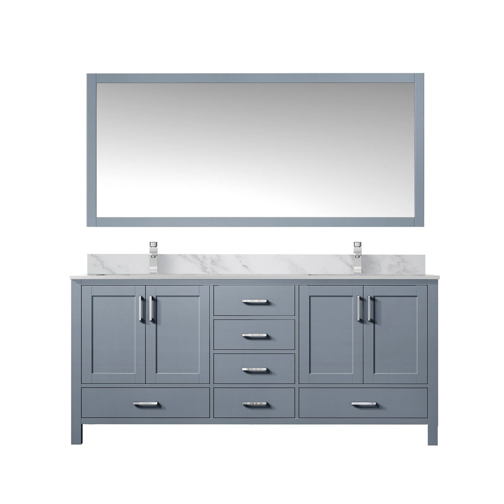 Lexora Jacques 60" x 22" Double Bath Vanity