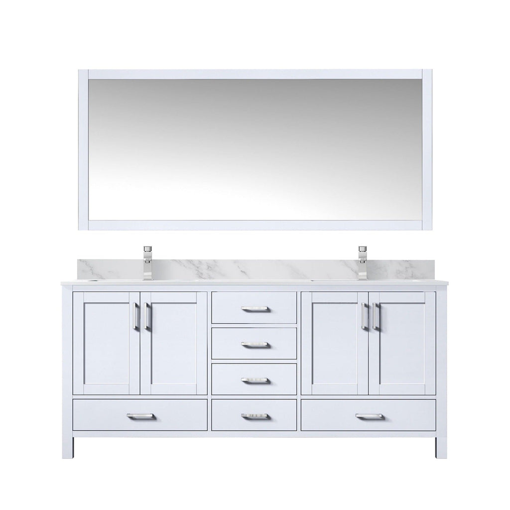 Lexora Jacques 72" x 22" Double Bath Vanity