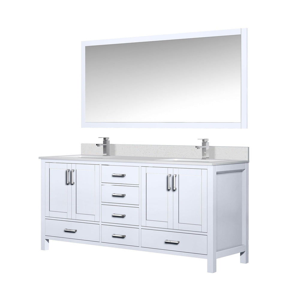 Lexora Jacques 72" x 22" Double Bath Vanity