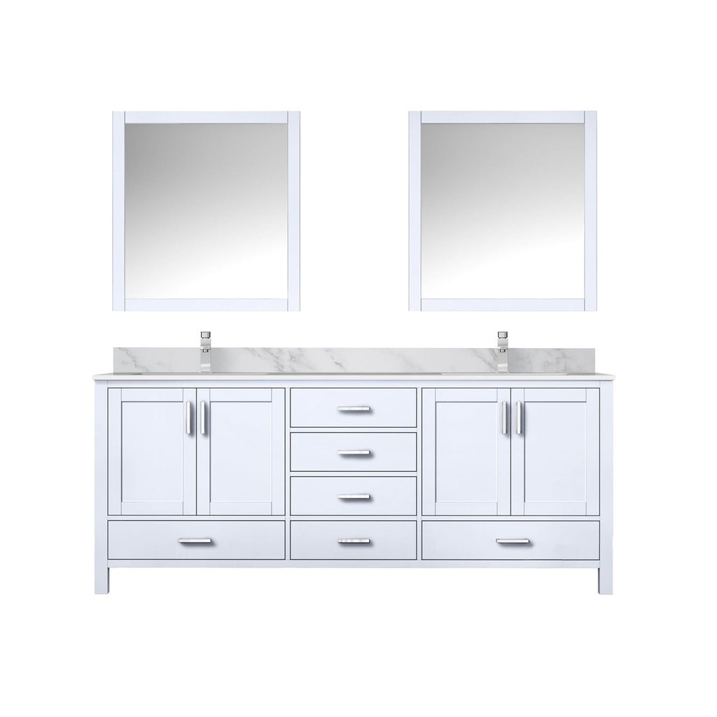 Lexora Jacques 80" x 22" Double Bath Vanity