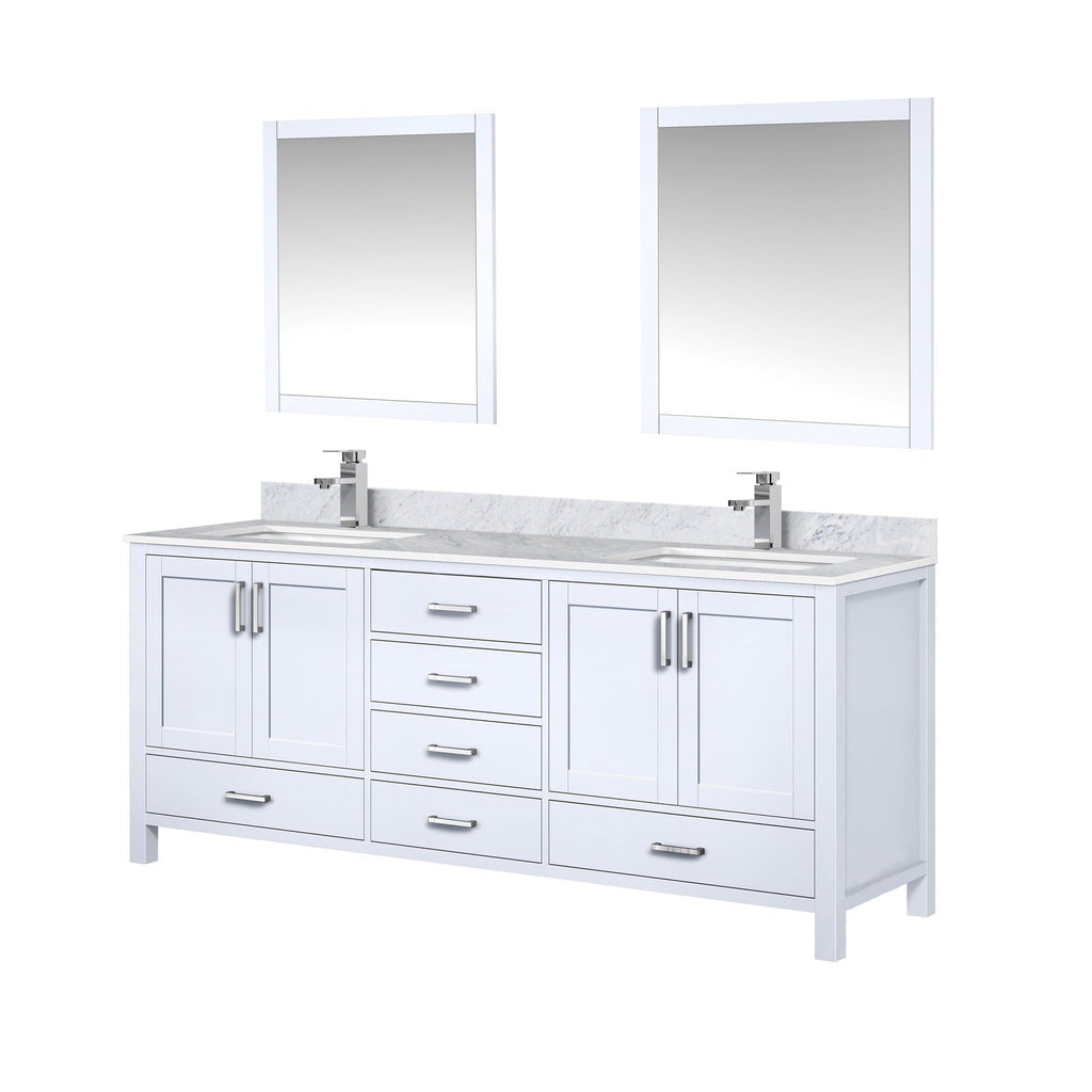 Lexora Jacques 80" x 22" Double Bath Vanity