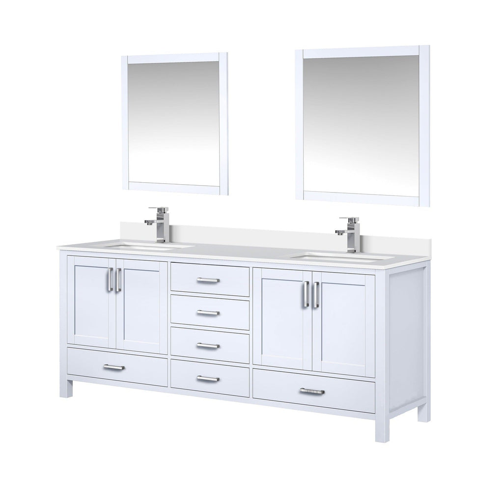 Lexora Jacques 80" x 22" Double Bath Vanity