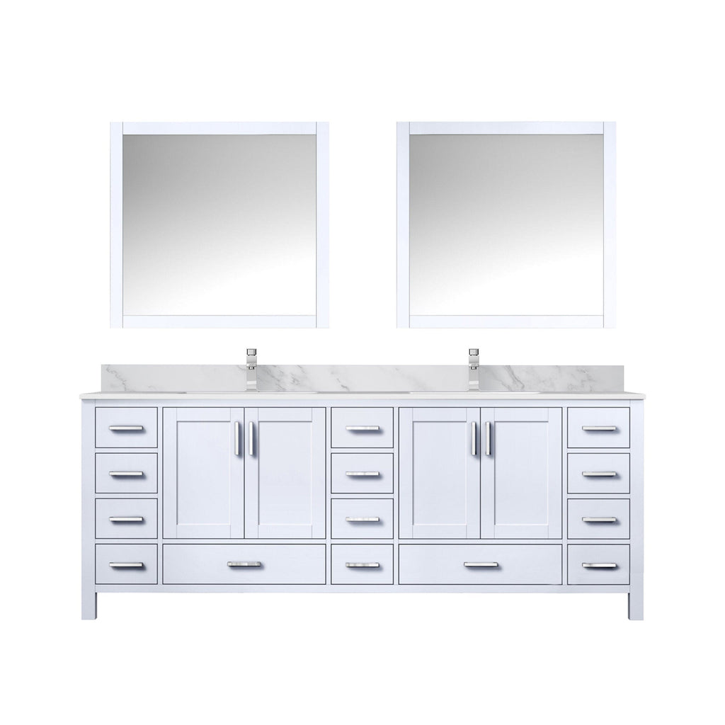 Lexora Jacques 84" x 22" Double Bath Vanity