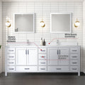 Lexora Jacques 84" x 22" Double Bath Vanity