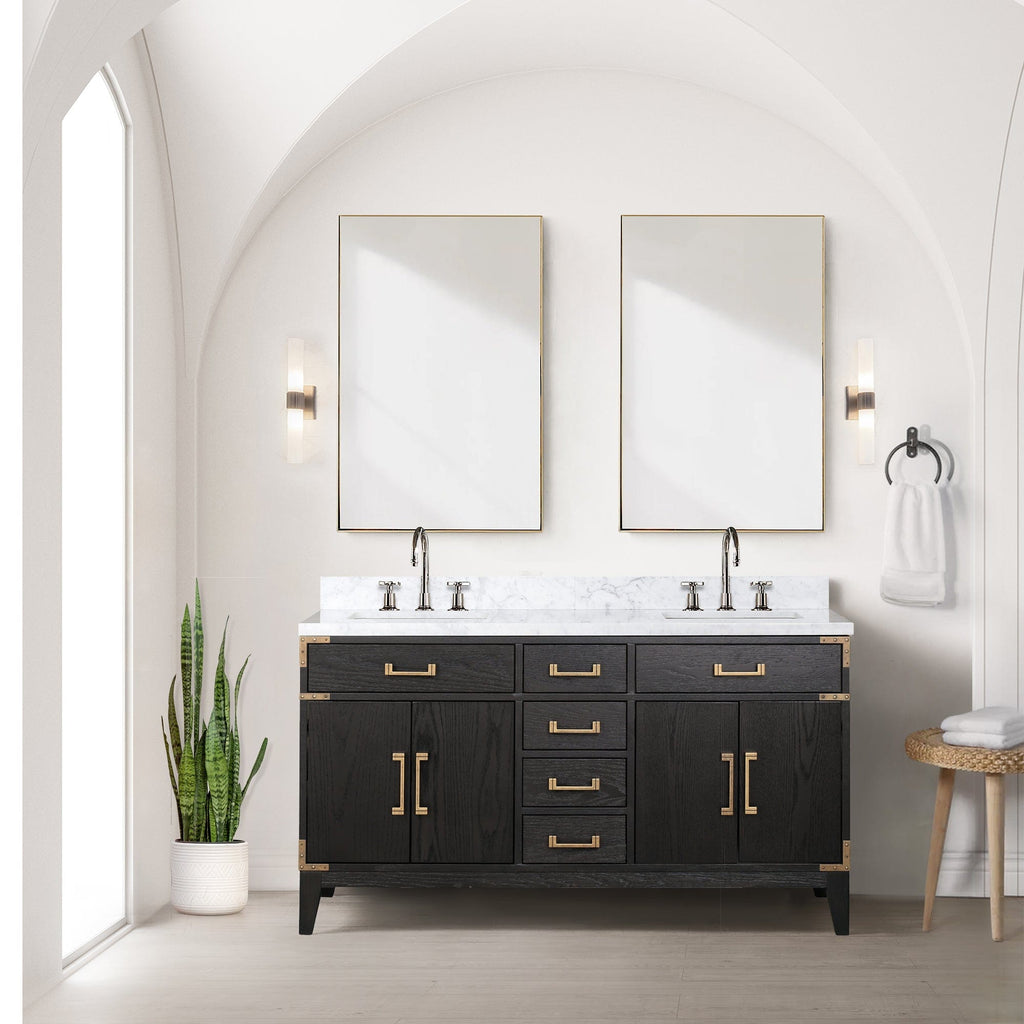 Lexora Laurel 60" x 22" Double Bath Vanity
