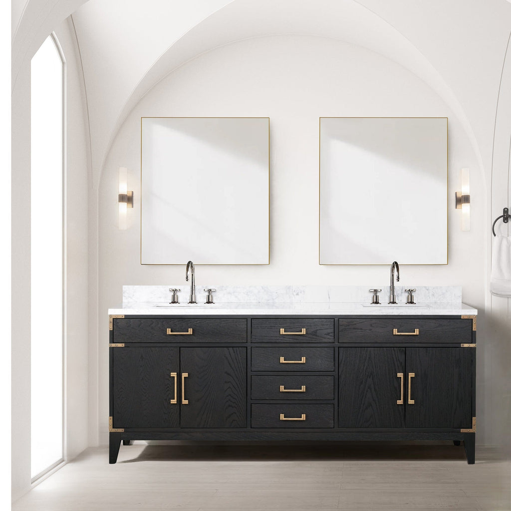 Lexora Laurel 80" x 22" Double Bath Vanity