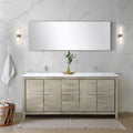 Lexora Lafarre 72" Rustic Acacia Double Bathroom Vanity