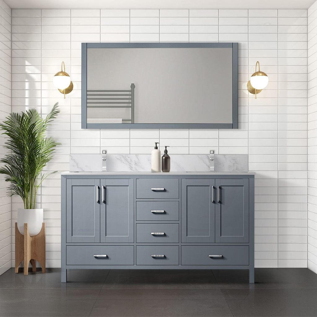Lexora Jacques 60" x 22" Double Bath Vanity