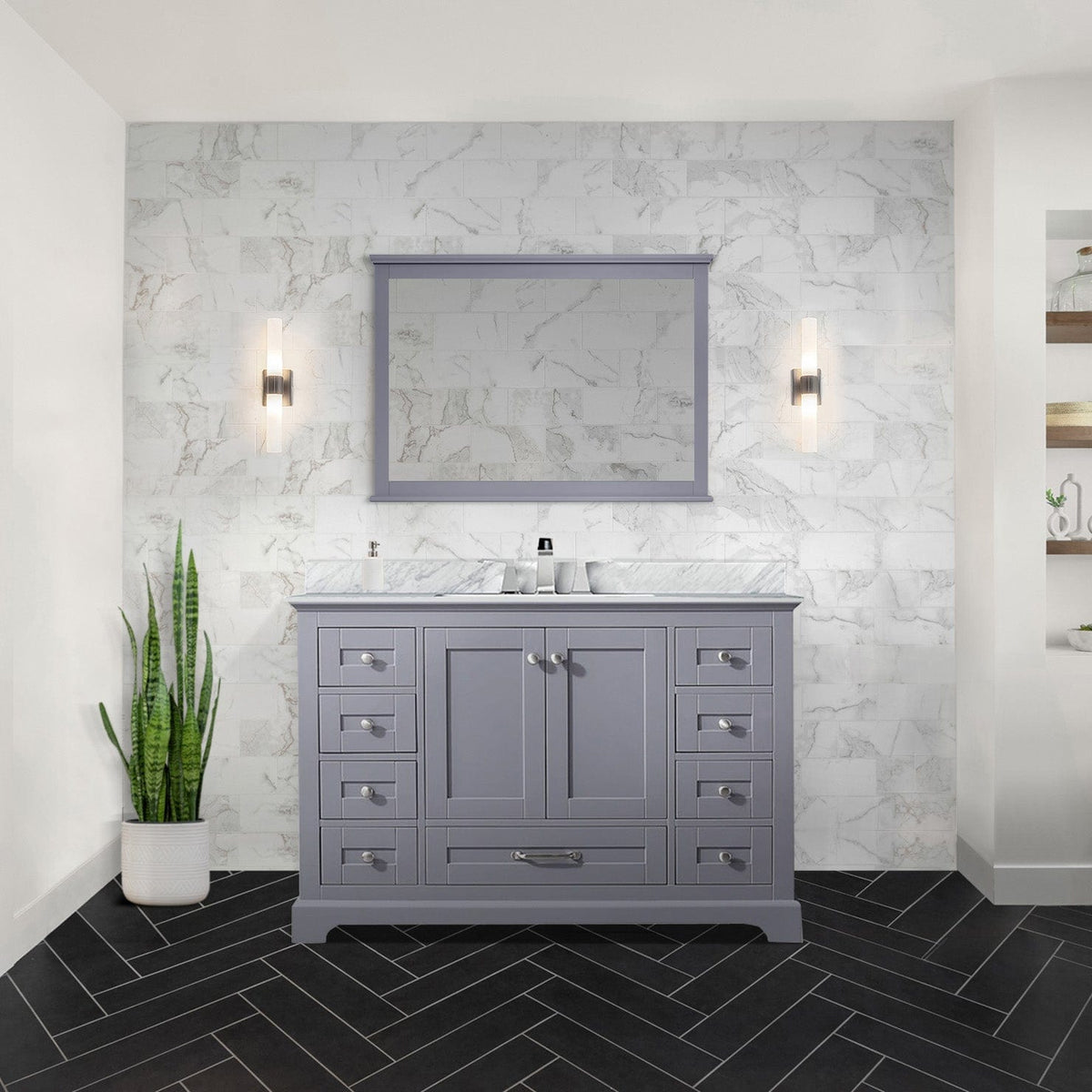 Lexora Dukes 48" x 22" Single Bath Vanity
