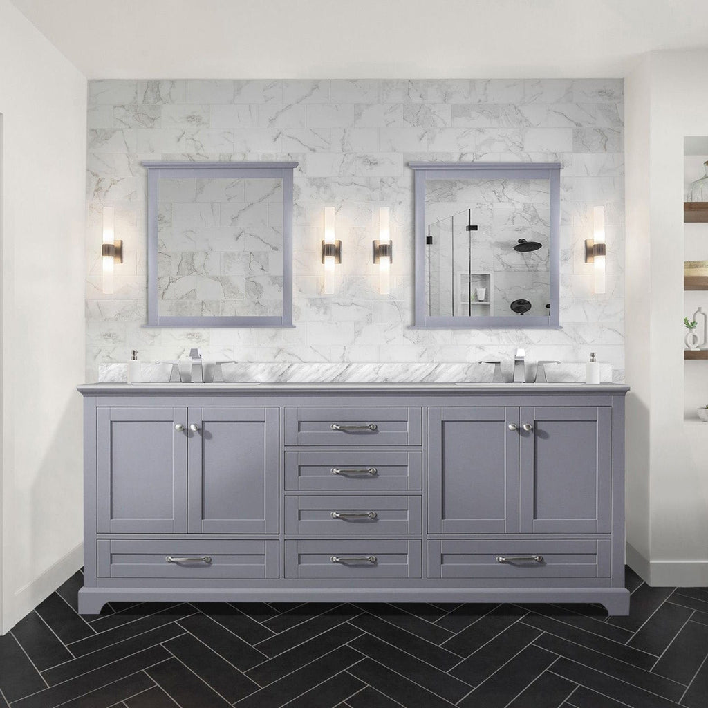 Lexora Dukes 80" x 22" Double Bath Vanity